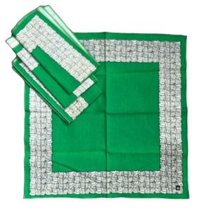 Anne Klein 4pc Vintage napkins, abstract